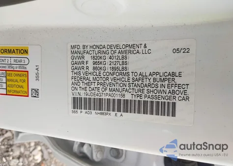 2023 Acura Integra A-Spec Technology from USA, damaged, VIN 19UDE4G71PA001158
